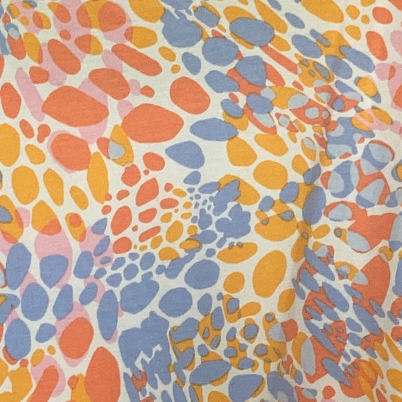 Hearts of Palm abstract print top with stretch 3X - Picture 6 of 17